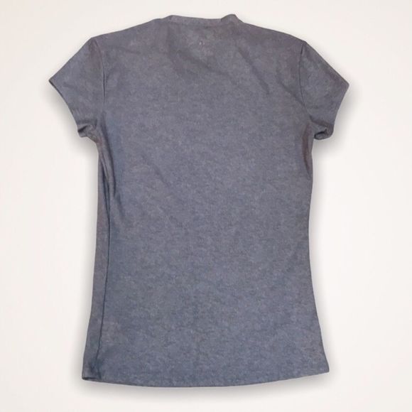 UNDER ARMOUR Gray V-Neck Compression Tee - Picture 2 of 7
